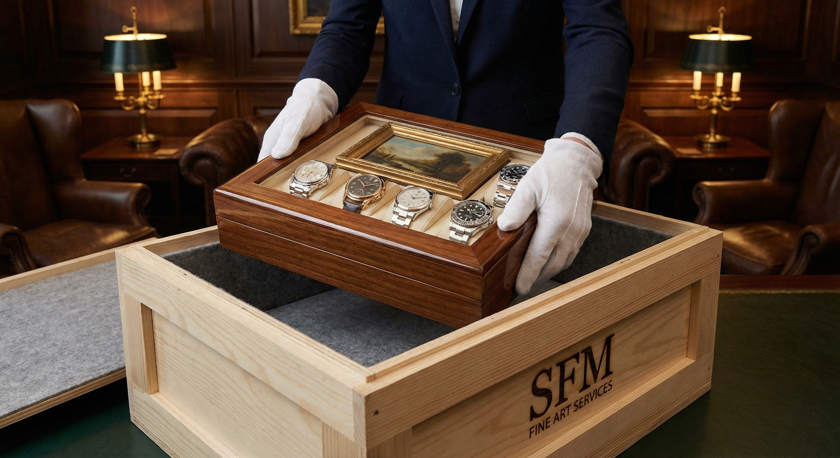 White Glove Packing Detail